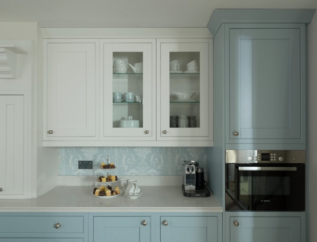 Helmsley in French Grey & Chalk White - Laura Ashley Kitchens